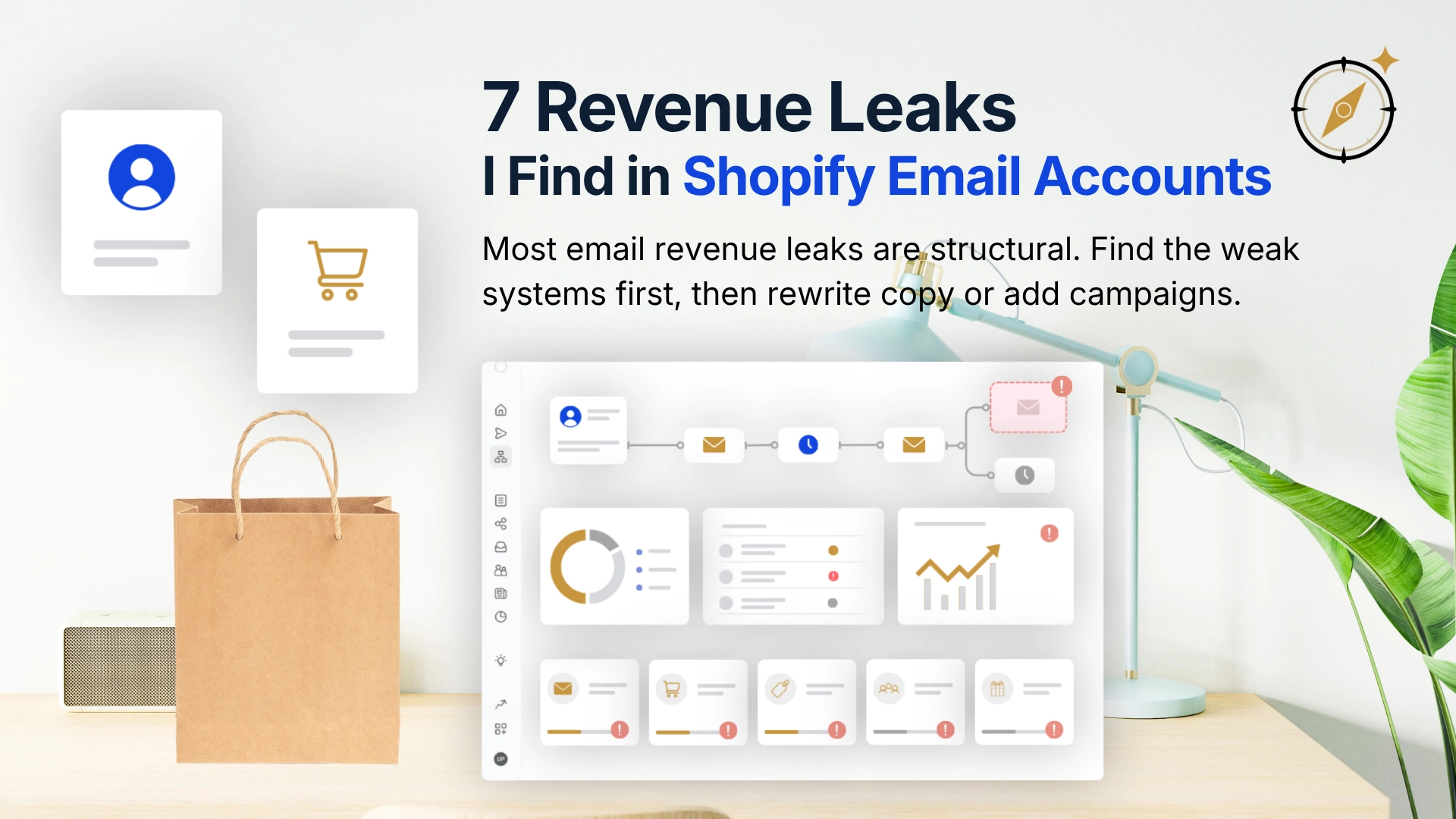 7 Revenue Leaks I Find in Shopify Email Accounts